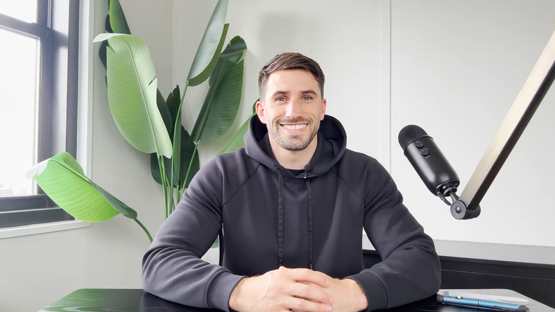 stable host smiling to camera during a guided episode.
